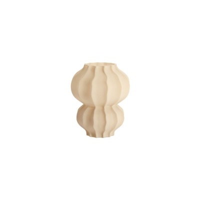 Vaso de Vidro Mate Areia MARANZA – Ø20 × 23 cm