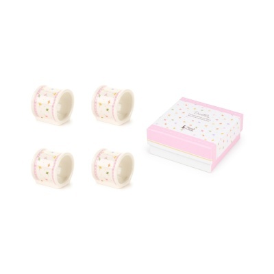 CONJUNTO 4 ARGOLAS GUARDANAPO DOROTHY