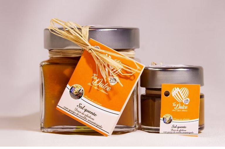 Doce Abóbora com queijo de ovelha amanteigado (Sol Quente) 200g - Tia Dulce