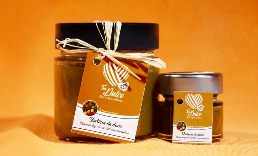 Doce Figo moscatel com amêndoas (Delicia Doce) 200g - Tia Dulce