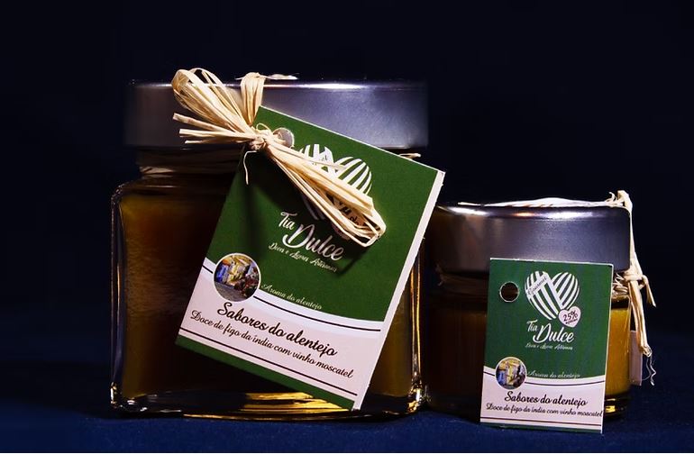 Doce Figo da índia com vinho moscatel (Sabores do Alentejo) 200g - Tia Dulce