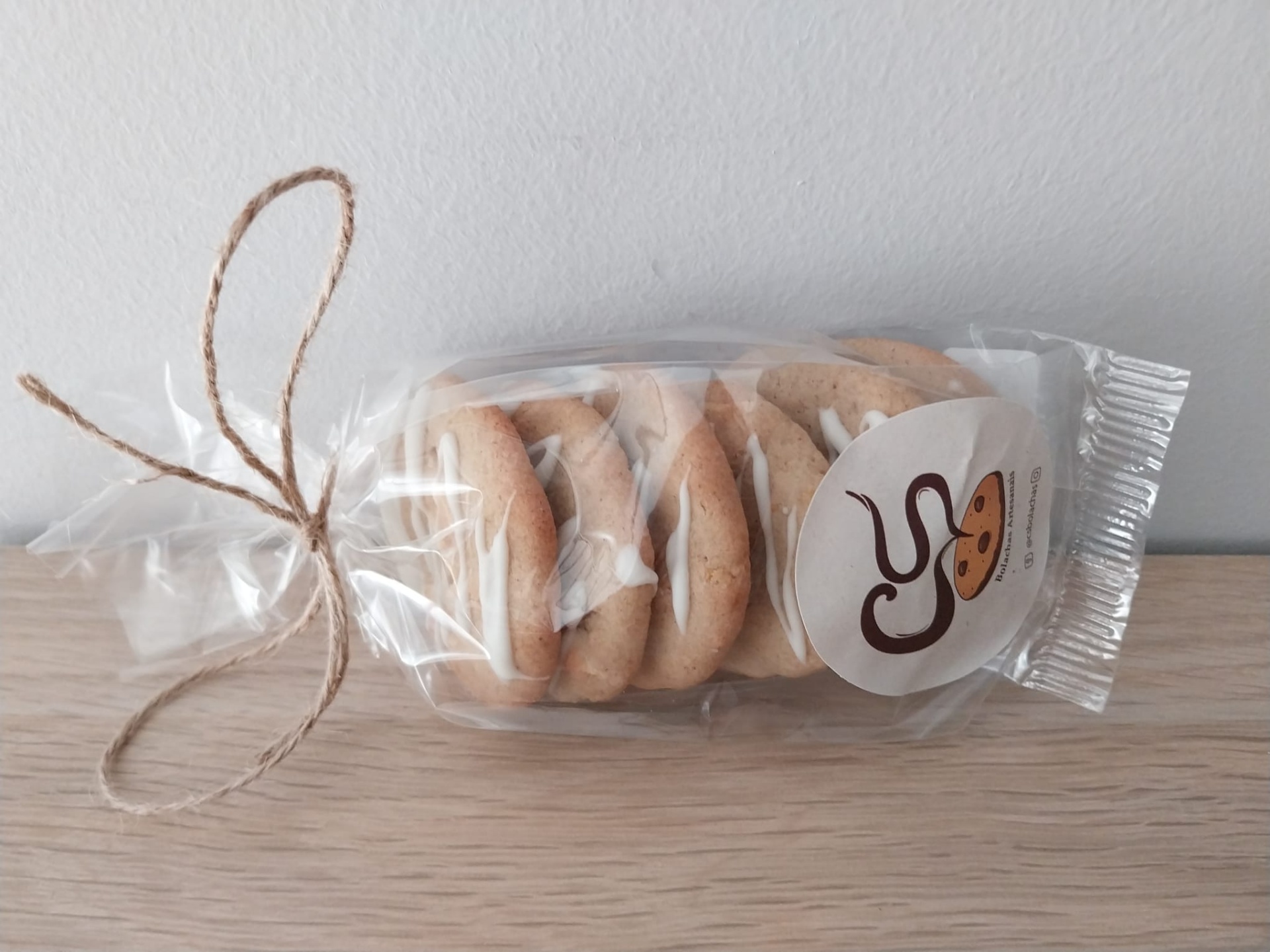 Bolachas artesanais simples de limão e chocolate branco-CS Bolachas (Por Encomenda - Contacte-nos)