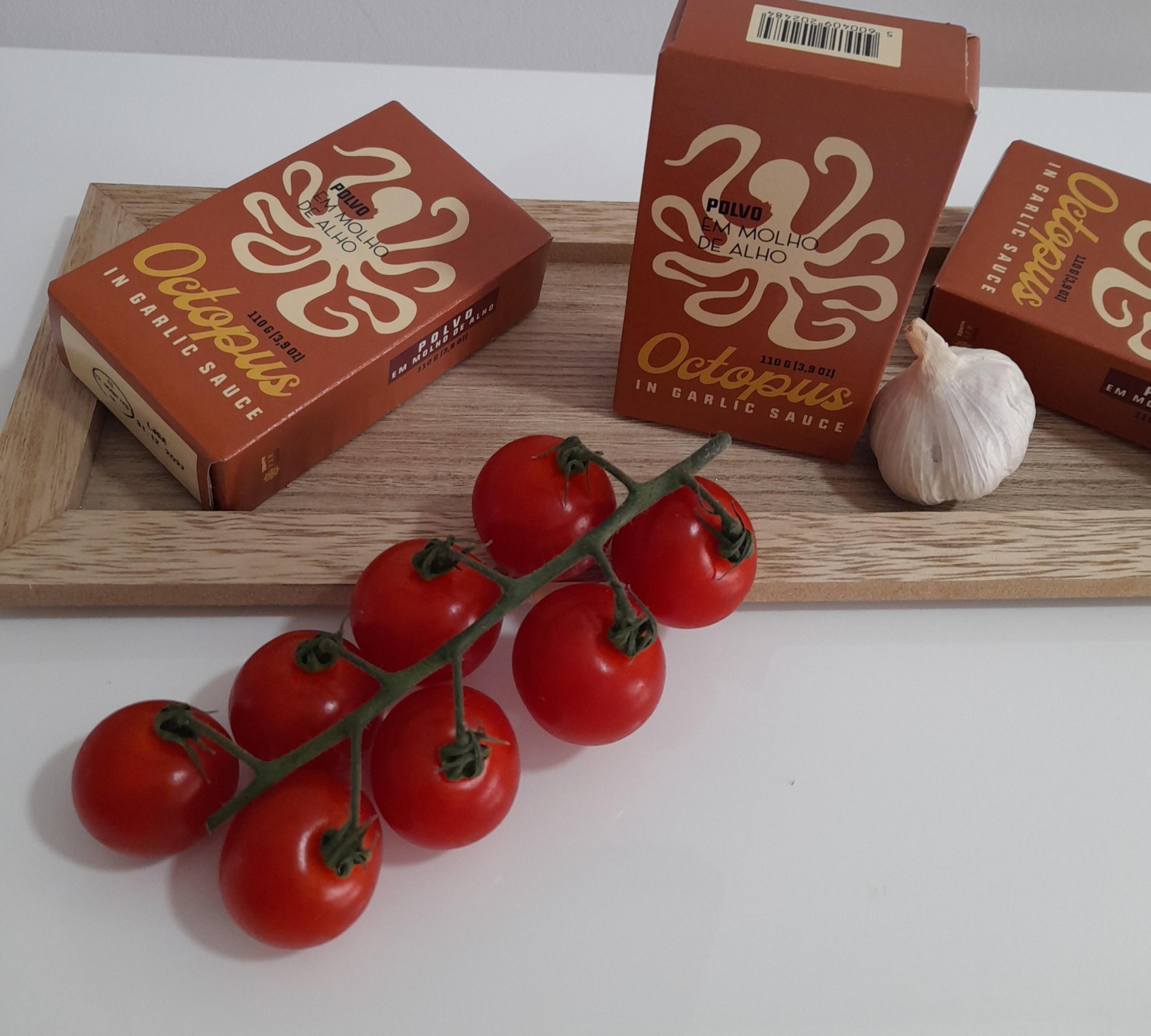 Polvo em molho de alho - José Gourmet