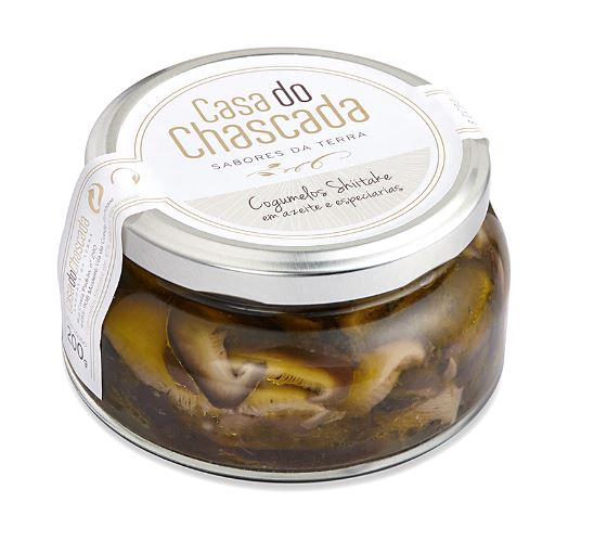 Cogumelos Shiitake em azeite e especiarias (100g) - Casa do Chascada