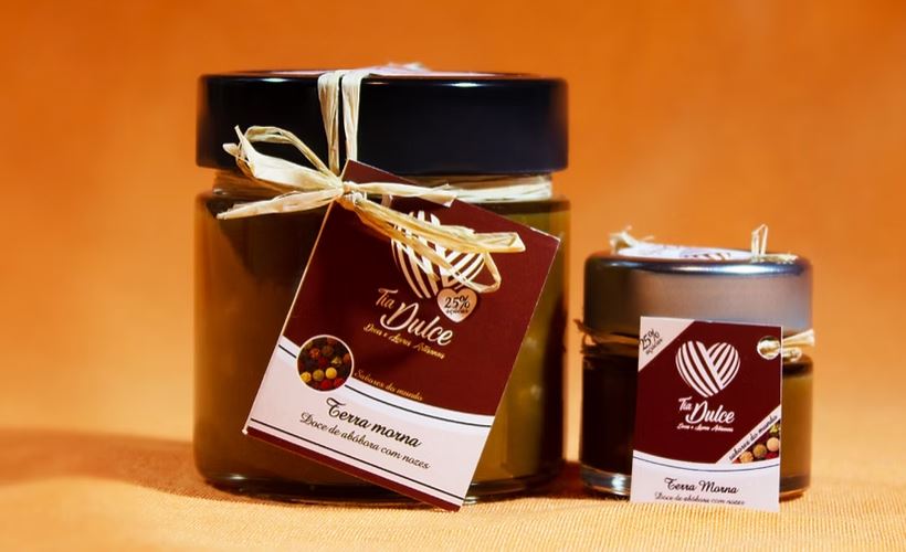 Doce Abóbora com nozes (Terra Morna) 210g -  Tia Dulce