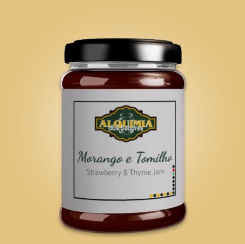 Doce Morango e Tomilho (212ml) - Alquimia dos Sabores