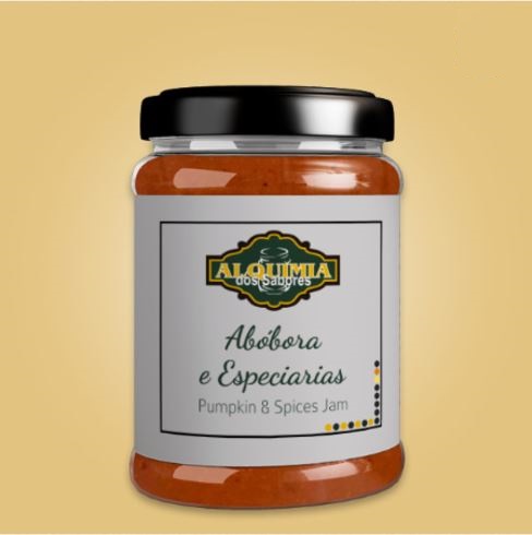 Doce Abóbora com especiarias (212g) - Alquimia dos Sabores
