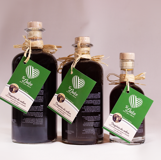 Tia Dulce - Licor artesanal de Chocolate c/  menta e Hortelã (Império do sabor) 20cl
