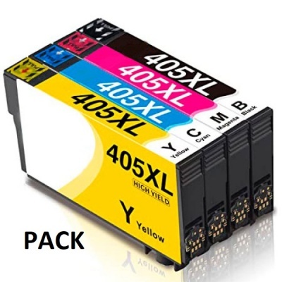 Conjunto 4 Tinteiros Epson 405 XL Compatíveis