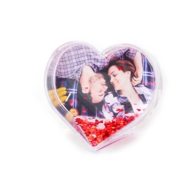 Pisa Papeis / CORAÇÃO com Glitter para 1 Fotografia