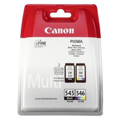 Conjunto 2 Tinteiros Canon PG-545 + CL-546 Original