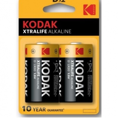 Blister 2 Pilhas Alcalinas D LR20