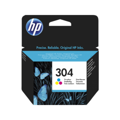 Tinteiro HP 304 Original Tricolor (N9K05AE)