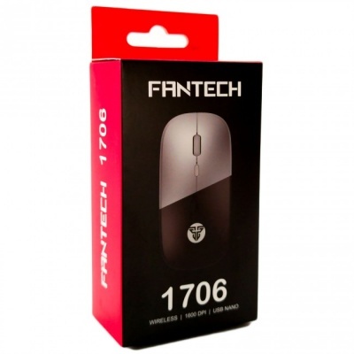 Rato Fantech Office Wireless 1706 Preto
