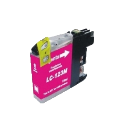 Tinteiro Brother Compatível LC123 XL Magenta (V3)