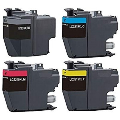 Conjunto 4 Tinteiros Compatíveis Brother LC3217 / LC3219 XL