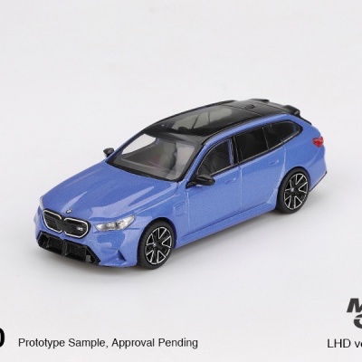 MINI GT BMW M5 TOURING (G99) MARINA BAY BLUE METALLIC MGT01080-L