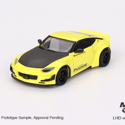 MINI GT NISSAN Z PANDEM IKAZUCHI YELLOW MGT00752-L