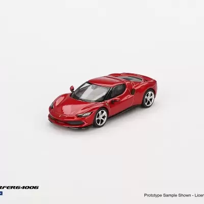 BBR FERRARI 296 GTB ROSSO IMOLA BBRFER64006