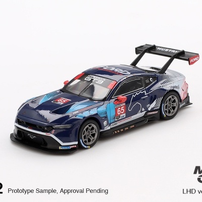 MINI GT FORD MUSTANG GT3 #65 FORD MULTIMATIC MOTORSPORTS 2024 IMSA DAYTONA 24 HRS MGT01012-L