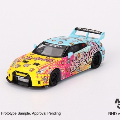 MINI GT LB-SILHOUETTE WORKS GT NISSAN 35GT-RR VER.1 LBWK KUMA MGT00742-R