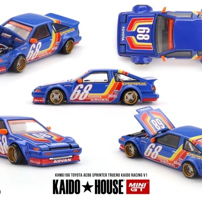 MINI GT TOYOTA AE86 SPRINTER TRUENO KAIDO RACING V1 KHMG196