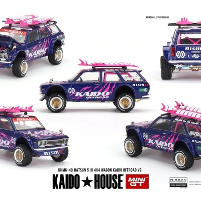 MINI GT DATSUN 510 4X4 WAGON KAIDO OFFROAD V2 KHMG149