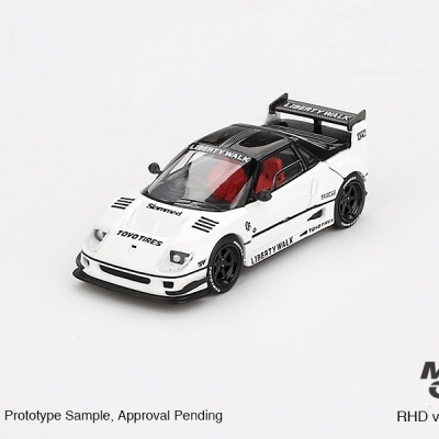 MINI GT MAZDA AZ-1 LIBERTY WALK LB40 WHITE 2024 TOKYO AUTO SALON MGT00953-R