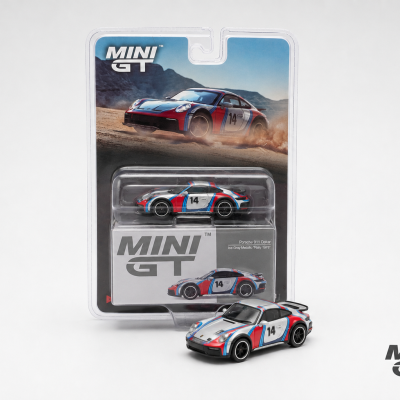 MINI GT PORSCHE 911 DAKAR ICE GREY METALLIC "RALLY 1978" MGT00964-BL