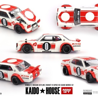 MINI GT NISSAN SKYLINE 2000GT-R (KPGC10) KAIDO WORKS V2 KHMG211
