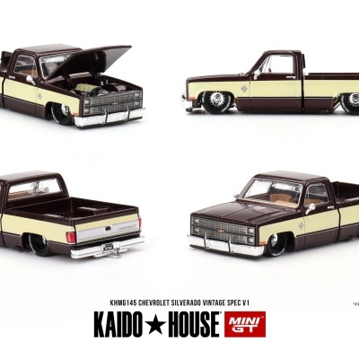 MINI GT CHEVROLET SILVERADO KAIDO VINTAGE SPEC V1 KHMG145