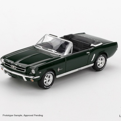 MINI GT FORD MUSTANG CONVERTIBLE 1964 HIGHLAND GREEN MGT01166-L