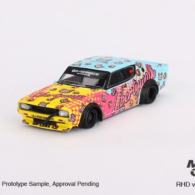 MINI GT NISSAN SKYLINE KENMERI LIBERTY WALK LBWK KUMA MGT00698-R