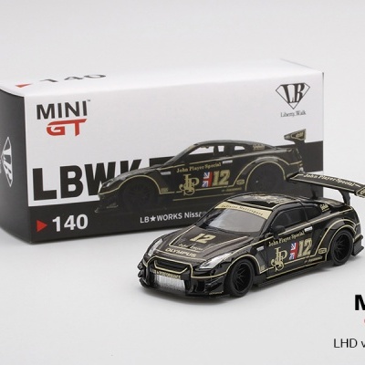 MINI GT LB WORKS NISSAN GT-R R35 TYPE 2 REAR WING VERSION 3 JPS MGT00140-L