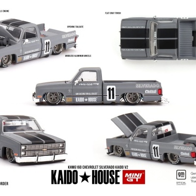 MINI GT CHEVROLET SILVERADO KAIDO V2 KHMG160
