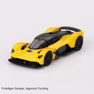 MINI GT ASTON MARTIN VALKYRIE  SUNBURST  YELLOW MGT00744-L