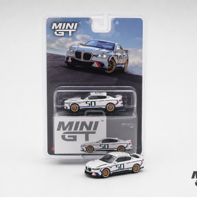 MINI GT BMW 3.0 CSL WHITE MGT00863-BL