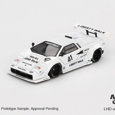 MINI GT LAMBORGHINI COUNTACH LB-WORKS WHITE 2024 TOKYO AUTO SALON MGT00966-L