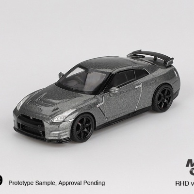 MINI GT NISSAN GT-R 2013 DARK METAL GRAY (NISMO R35 CRS VERSION) MGT01089-R