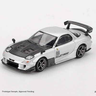 MINI GT MAZDA RX-7 RE-AMEMIYA SILVER METALLIC MGT01106-L