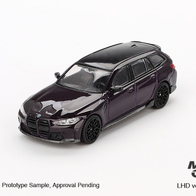 MINI GT BMW M3 M PERFORMANCE TOURING DAYTONA VIOLET MGT00896-L