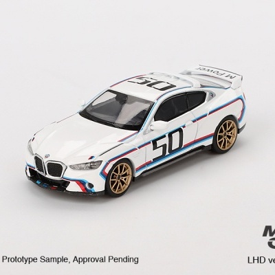 MINI GT BMW 3.0 CSL WHITE MGT00863-L