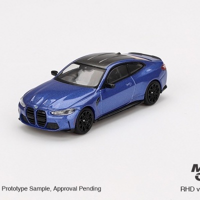 MINI GT BMW M4 COMPETITION (G82) PORTIMAO BLUE MGT00845-L