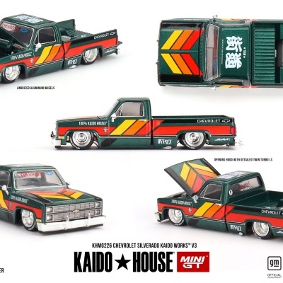 MINI GT CHEVROLET SILVERADO KAIDO WORKS V3 KHMG226
