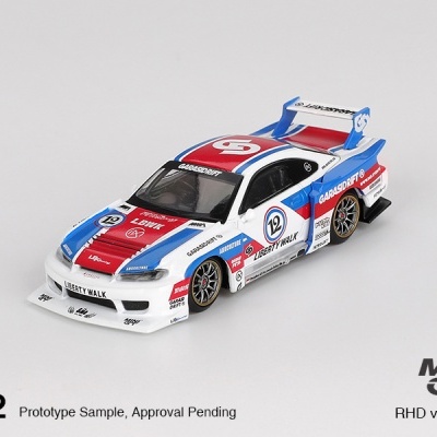 MINI GT NISSAN LB-SUPER SILHOUETTE S15 SILVIA GARASIDRIFT X LBWK 2025 MGT01022-R