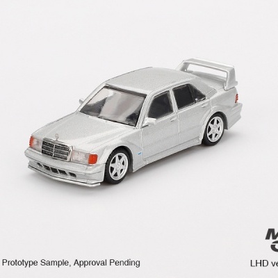 MINI GT MERCEDES-BENZ 190E 2.5-16 EVOLUTION II ASTRAL SILVER MGT00852-L