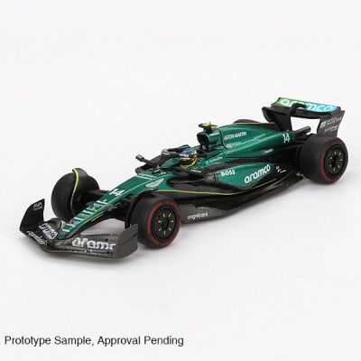 MINI GT ASTON MARTIN AMR24 #14 FERNANDO ALONSO 2024 F1 2024 BAHRAIN GP MGT00999-L