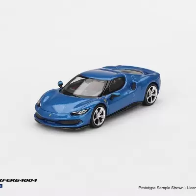 BBR FERRARI 296 GTB BLU CORSA BBRFER64004