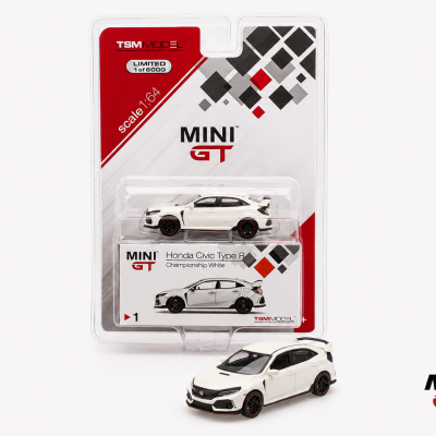 MINI GT HONDA CIVIC TYPE R (FK8) CHAMPIONSHIP WHITE MGT00001-BL