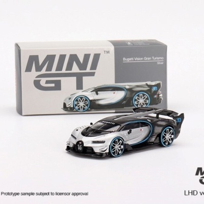 MINI GT BUGATTI VISION GRAN TURISMO SILVER MGT00369-L